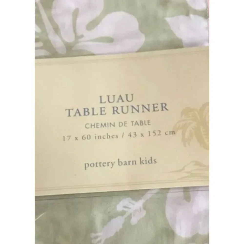 Pottery barn kids luau pink surfboard dining table runner runners